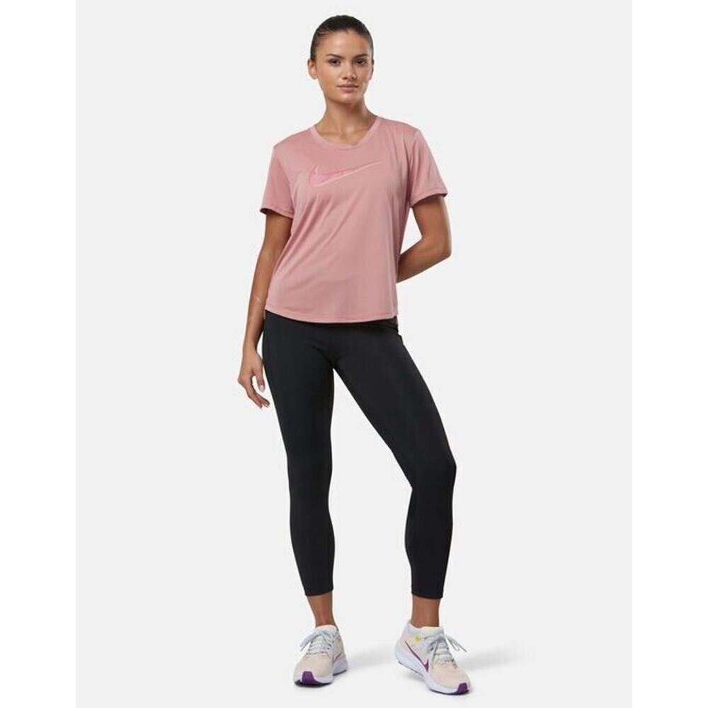 Nike - Women's Dri-Fit Swoosh - Running shirt size Small, Rose - Picture 2 of 5
